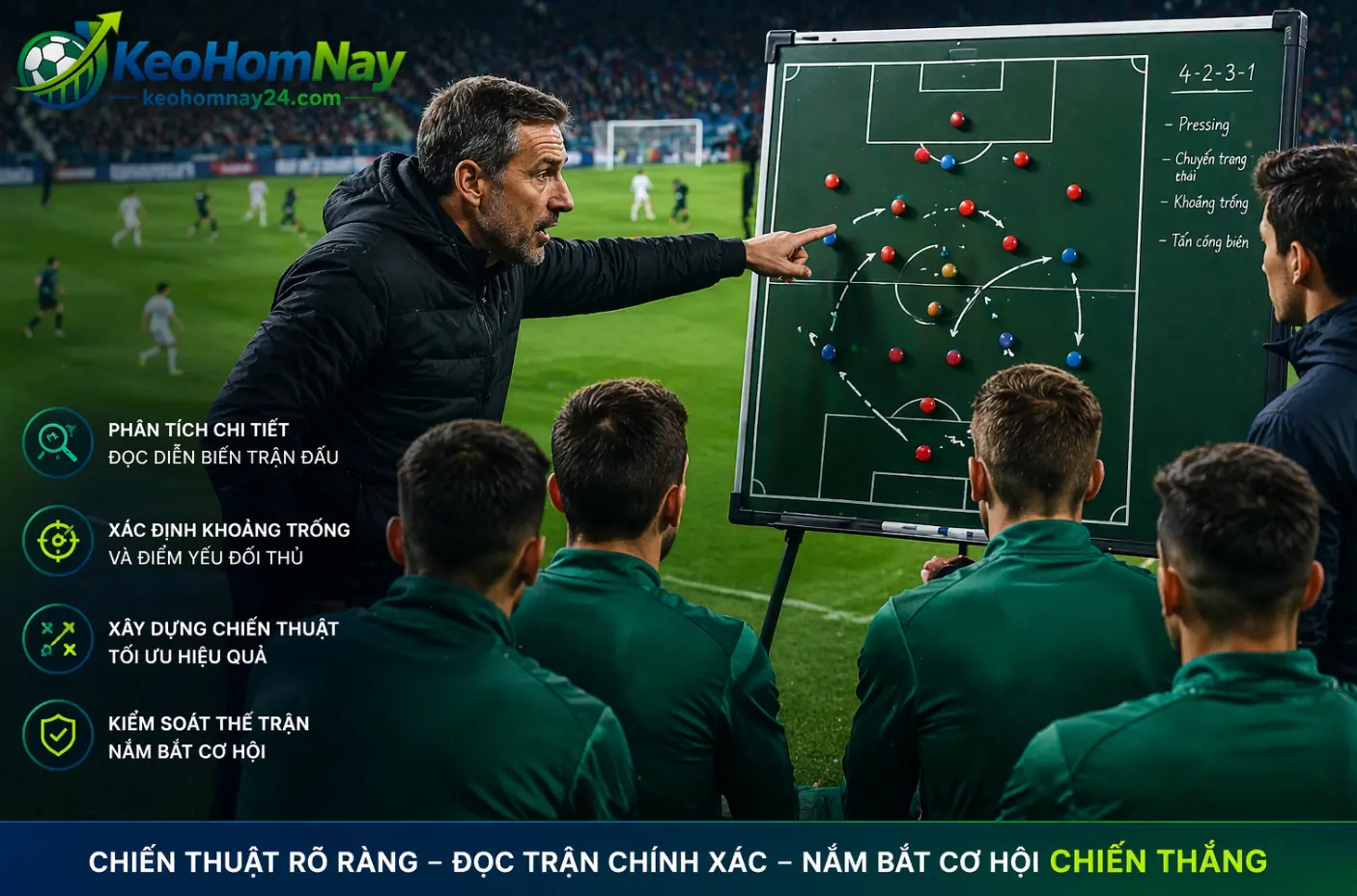 Bang chien thuat va cach doc chi tiet nho trong tran dau bong da