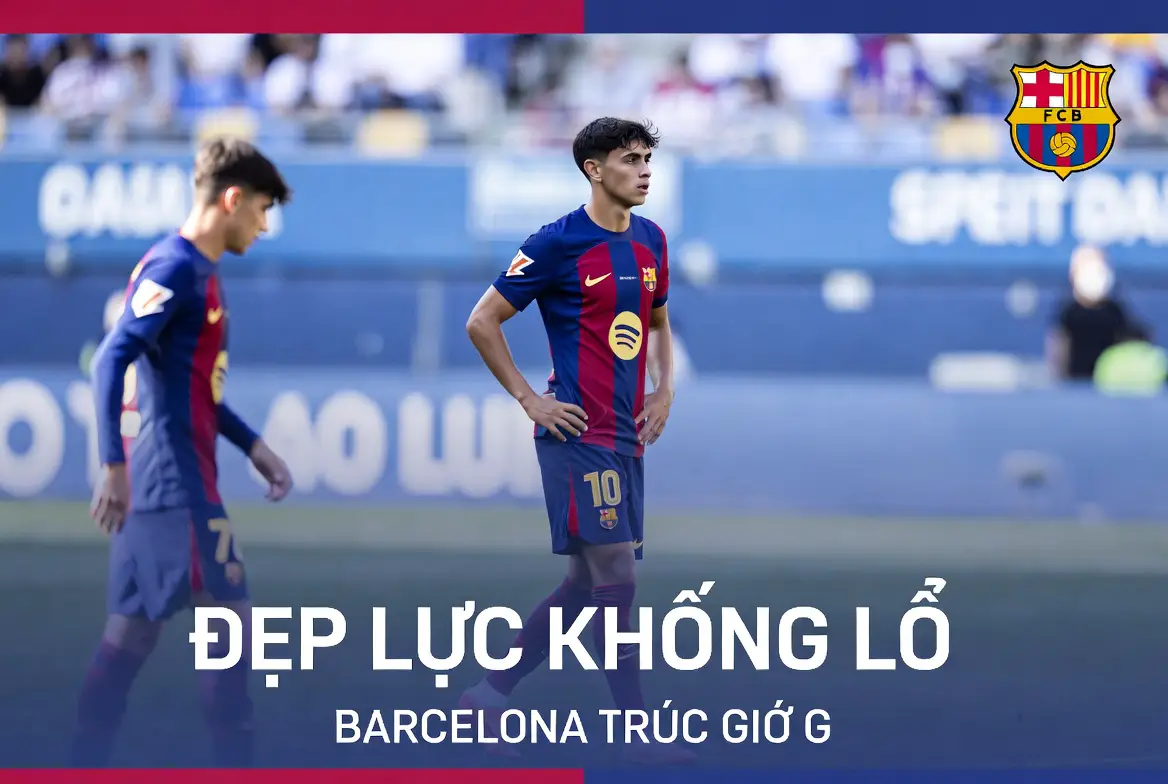 Barcelona đứng trước áp lực lớn nhất mùa giải: Bản lĩnh hay sụp đổ tại Champions League?