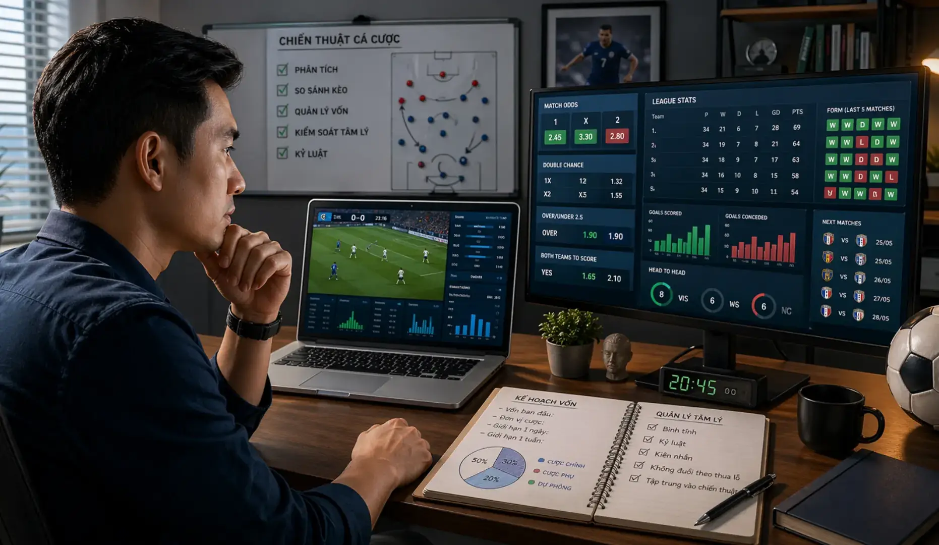 Chiến Thuật Cá Cược & Quản Lý Tâm Lý: Nền Tảng Quan Trọng Để Theo Kèo Hiệu Quả
